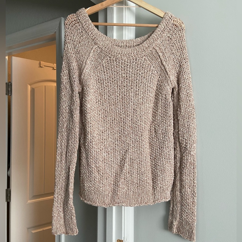 FP cream knit sweater